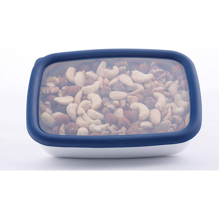 Емальований контейнер HoneyWare Classic Line 0,42 л з кришкою, жаростійкий до 400°C, підходить для плити, духовки, гриля, зберігання та приготування їжі
