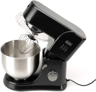 Блендер BLACK+DECKER BXJBA350E, 1,5 л, імпульсний режим, 4 леза з нержавіючої сталі, знімна пластикова чаша, легке очищення, сірий