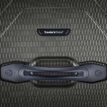 Валіза Trunk Traveler's Choice Maxporter II, 30'', жорсткий корпус із полікарбонату, на спінінгових колесах, сіра