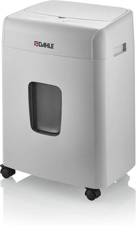 Шредер Dahle ShredMATIC 90 з автоподачею паперу (90 аркушів, P-4, шредер частинами, без масла та обслуговування, автоматичний втягувач) світло-сірий/сірий, рівень безпеки P4, 90 аркушів