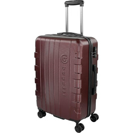 Валіза Bugatti Galatea жорсткий корпус 66x47x26,5 см, 65 л, 4 колеса, TSA замок, червона