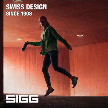 Термобутилка SIGG Meridian Sumatra Tiger 0.5 л, нержавіюча сталь, бамбукова кришка, герметична, BPA-free, пластик без, подвійні стінки