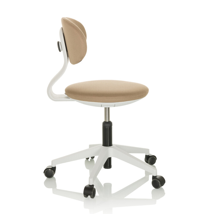Дитячий письмовий стілець / дитячий стілець MINIMOVO тканина бежева hjh OFFICE