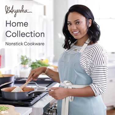 Набір посуду Ayesha Curry Home Collection 9 предметів, антипригарне покриття, антрацит