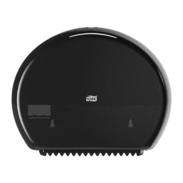 Tork диспенсер для туалетного паперу Mini Jumbo T2, чорний, закритий, серія Elevation, 555008