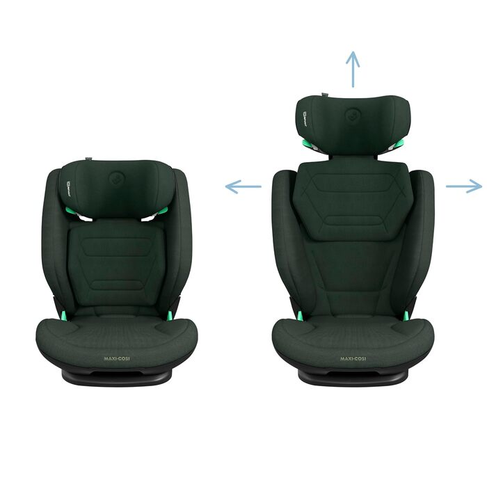 Дитяче автокрісло Maxi-Cosi RodiFix Pro² i-Size (100–150 см, 3.5–12 років), ISOFIX, ClimaFlow, захист G-CELL, Authentic Green