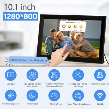 Цифрова фоторамка Frameo 10.1