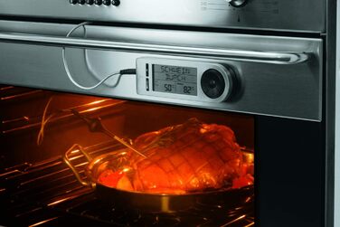 Термометр кухонний RÖSLE Gourmet з цифровим дисплеєм, °C/°F, -40°C до +200°C, нержавіюча сталь 18/10, 21.5 см