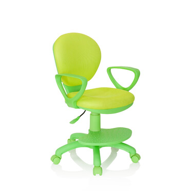 Дитячий стілець / дитячий письмовий стілець KID COLOUR тканина зелений hjh OFFICE