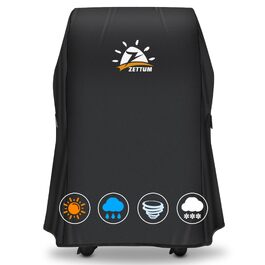 Водонепроникний чохол для гриля Zettum Heavy Duty для Weber Genesis II (E-310, E-330, S-310, S-330, S-335, S-340), ПУ-покриття, 147x63x113 см