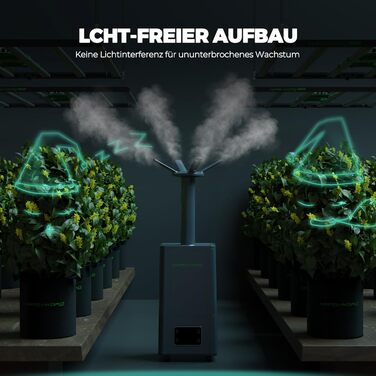 Увлажнитель воздуха MARS HYDRO Plant Humidifier 6L с таймером, регулировкой влажности и бесшумной работой для теплиц, гроубоксов и комнатных растений
